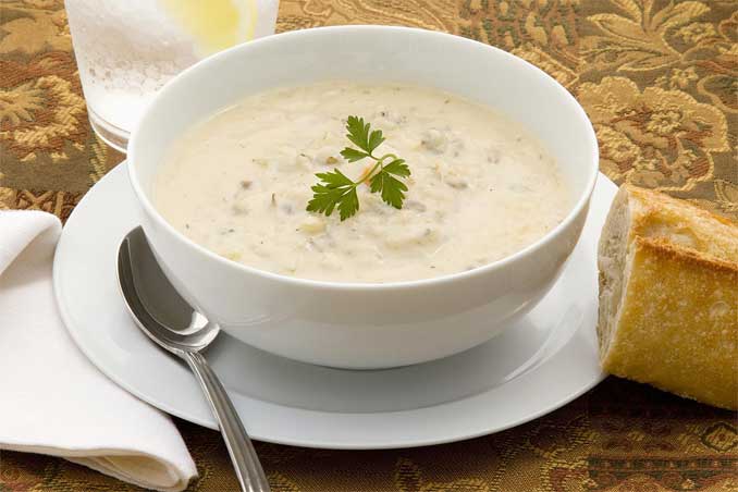 Вкуснейший сливочный суп с белой фасолью